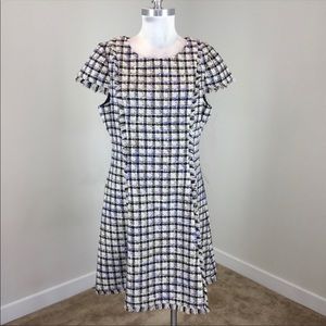 Eliza J plaid tweed dress. Size 16